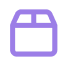 Monthly pouch and powder delivery icon