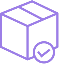 Shipping box icon